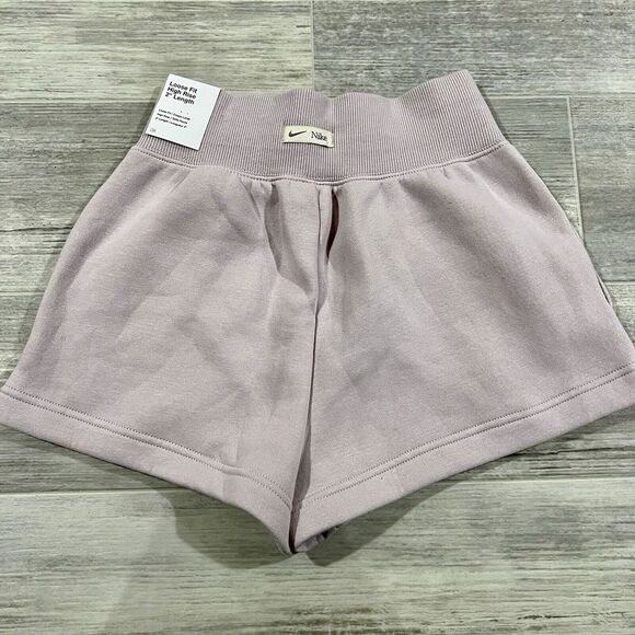 Nike Women's Sportswear Phoenix Fleece High Waisted 2" Logo Shorts FN2821-019 XS - Picture 8 of 9
